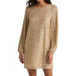 z supply kellie denim dress Z Supply Kellie Denim Mini Dress In Medium Wash Cotton